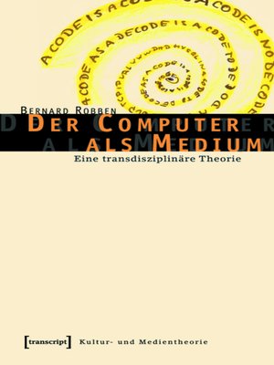 cover image of Der Computer als Medium